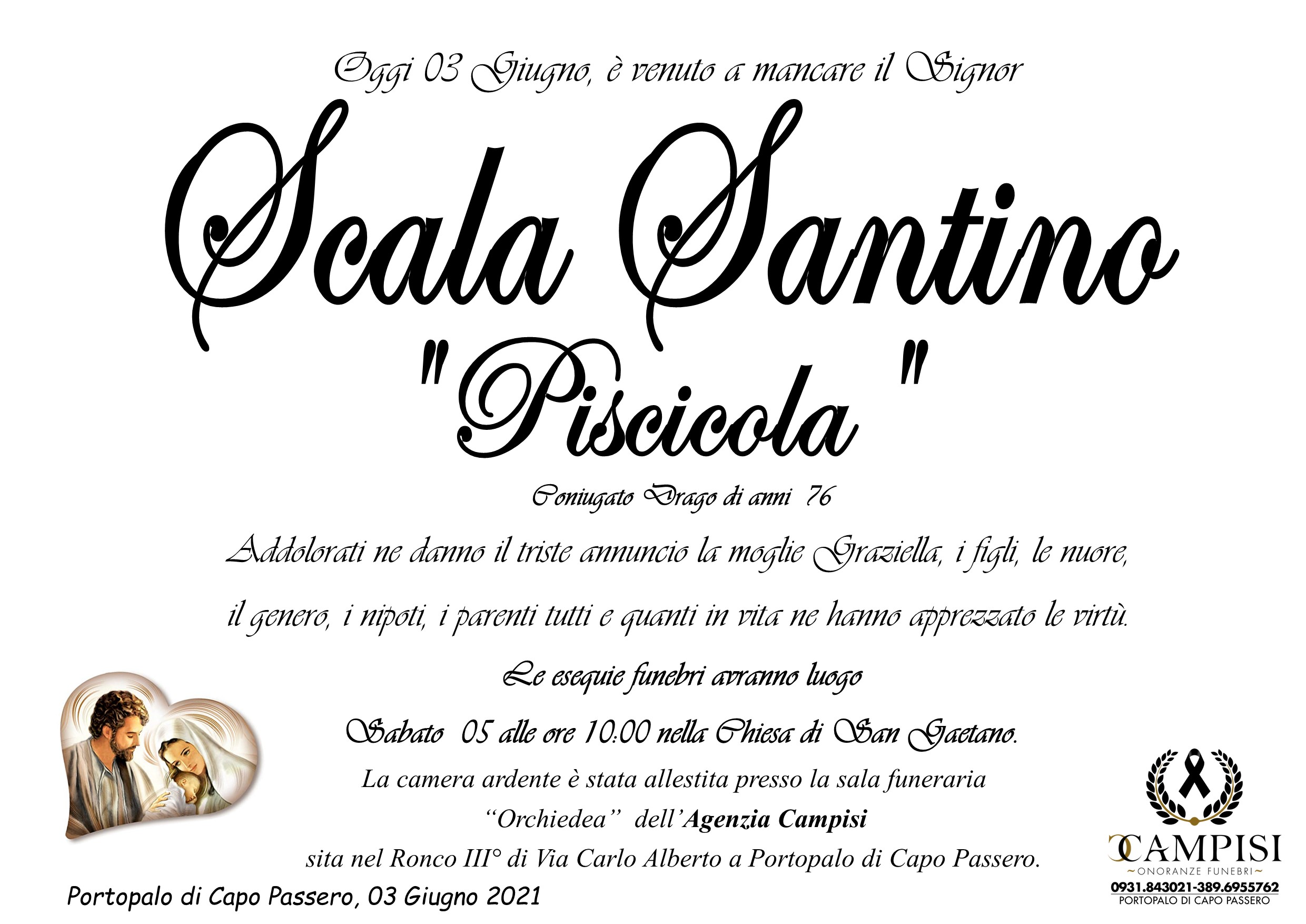 Scala Santino Piscicola