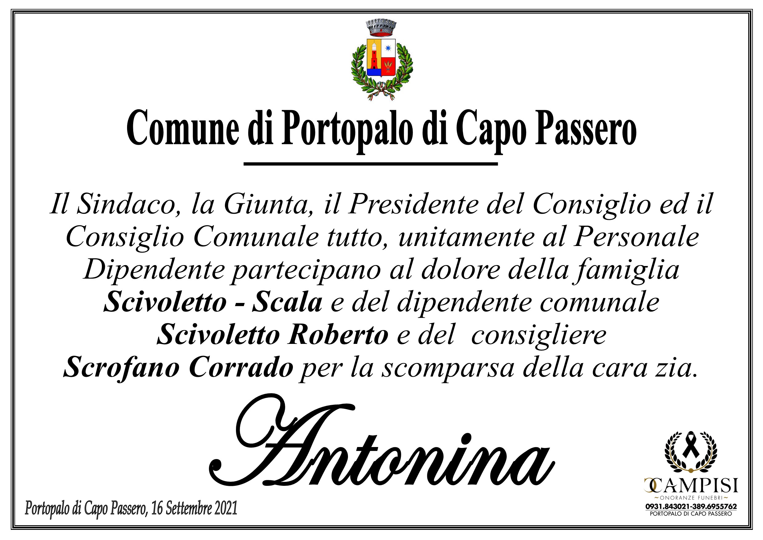 Comune di Portopalo di Capo Passero
