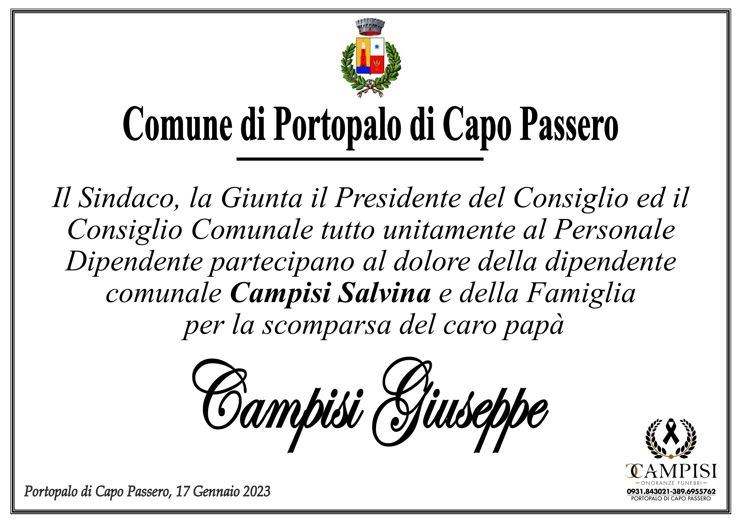 Comune di Portopalo di Capo Passero