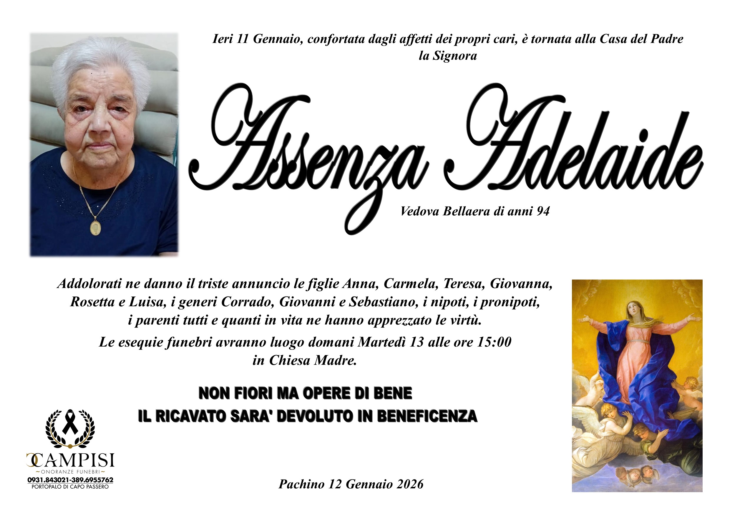 Assenza Adelaide